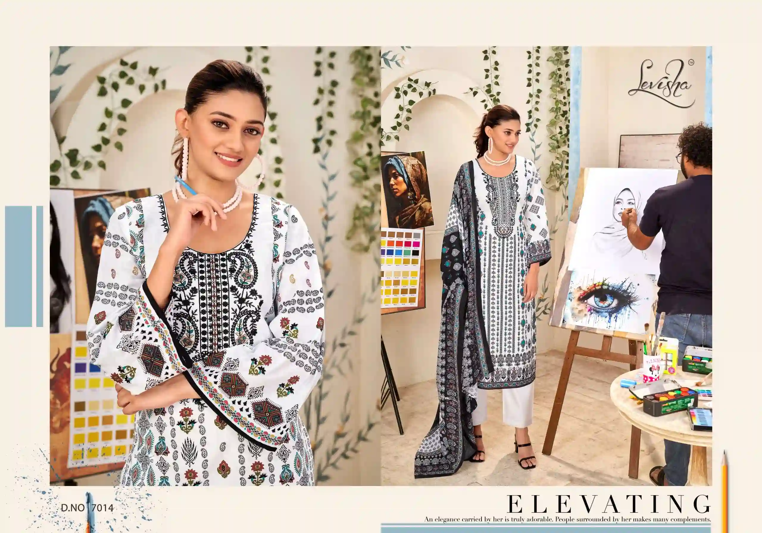 Levisha Naira Nx Vol 7 Cotton Wholesale Pakistani Salwar Suit Catalog